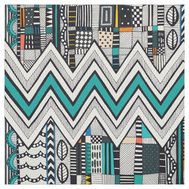 SPARRE teal Fabric Tyg (Provkarta)