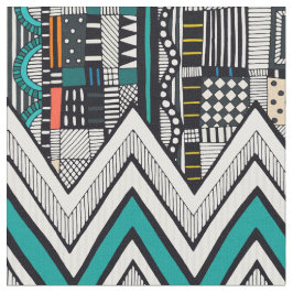 SPARRE teal Fabric Tyg