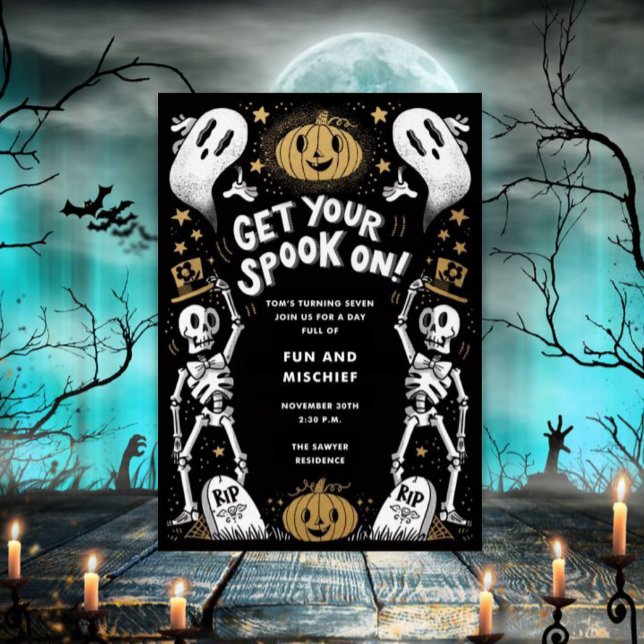 Sparregård Halloweenfest Invitation Inbjudningar (Skapare uppladdad)