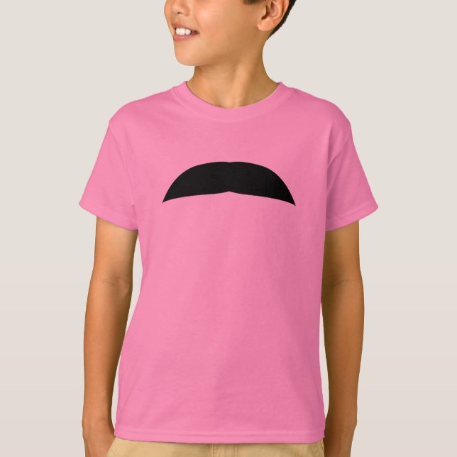 Sparremustasch T-shirt (Framsida)