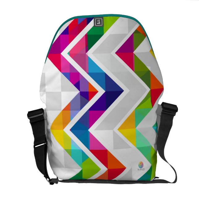 Sparreregnbågemessenger bag messenger bag (Öppen Baksida)