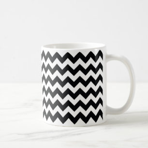 Sparresicksacksvart/vitmugg Kaffemugg