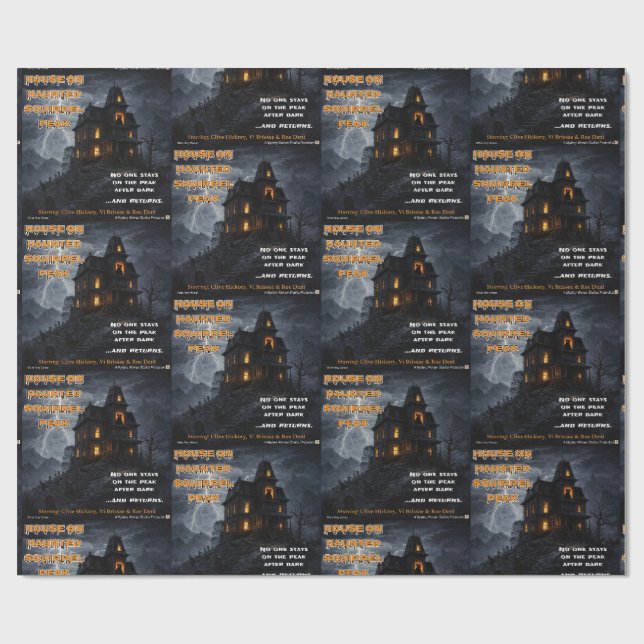 Sparrigt Hjärnspöke Peak Parodi Presentpapper (Platt)
