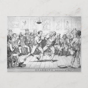 Sparring, 1817 vykort