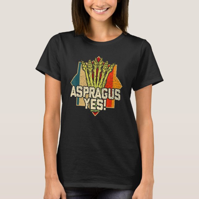 Sparris Ja  Grönsaksodlare T Shirt (Framsida)