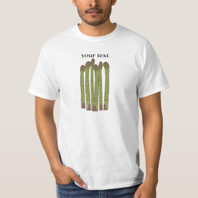 Sparrisen spetsar grönsakälskareVeggies T-shirt (Framsida)