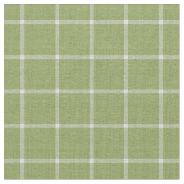 Sparrisgrön rutig fönsterrutig gingham tyg (Närbild)