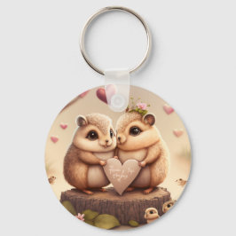 Spärrkudde för tecknadens accentkudde nyckelring