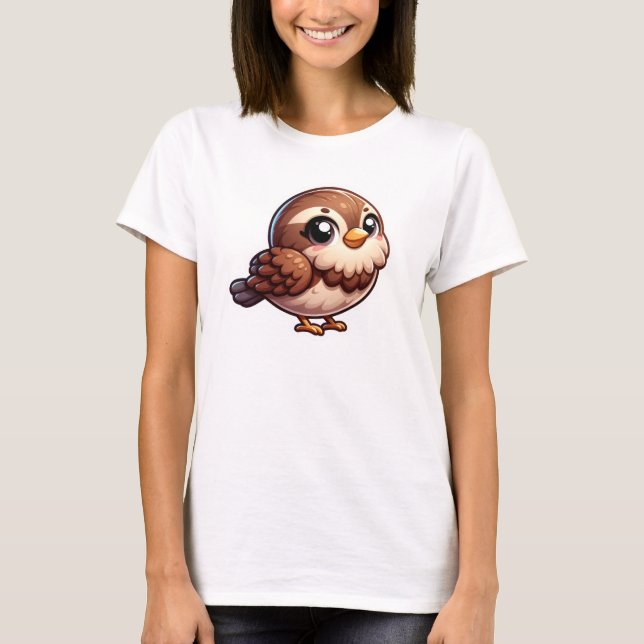 Sparrow-avskrivning T Shirt (Framsida)
