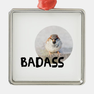 Sparrow - Badass Julgransprydnad Metall