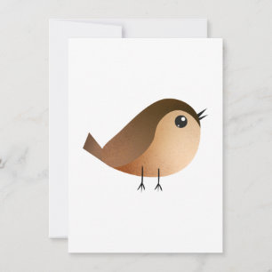 Sparrow Bird Tecknad Meddelande
