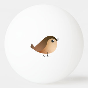 Sparrow Bird Tecknad Pingisboll