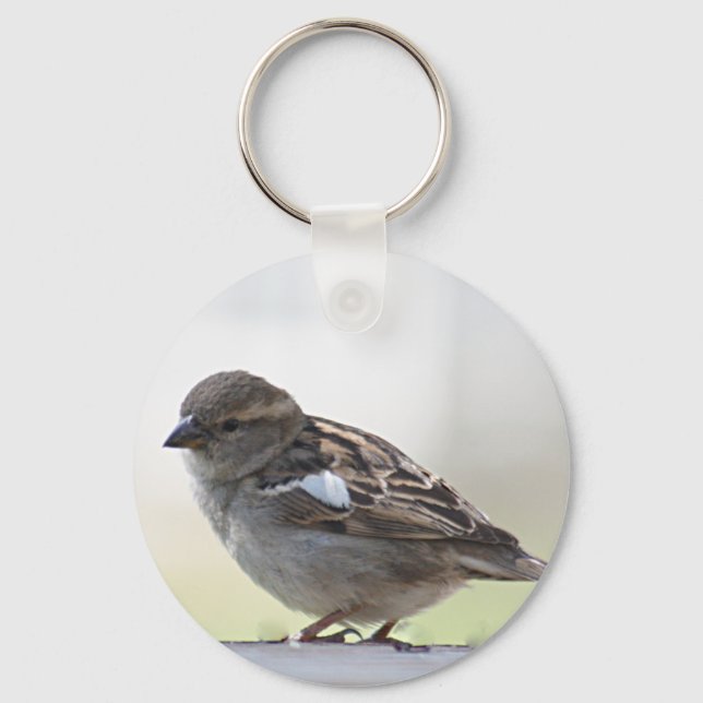 Sparrow-foto Nyckelring (Framsida)