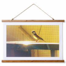 Sparrow Natur Vägg Gobeläng | Modern Vilda Djur Vä
