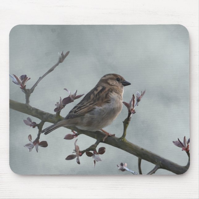 Sparrow på Gren Photo Musmatta (Framsidan)