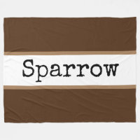 SPARROW Roligt Modern Wide Brown White Rand