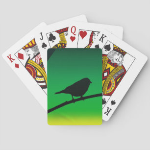 Sparrow Silhouette på Limonene Casinokort