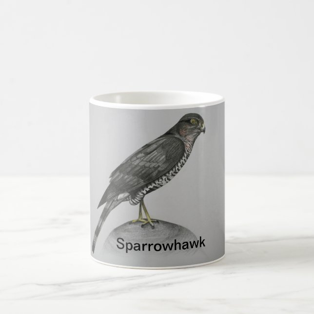 Sparrowhawk produkter kaffemugg (Center)