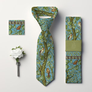 Sparrows Birds Monogram Arts and Crafts Manar Slips