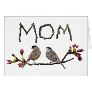 Sparrows Mamma-kort Hälsningskort