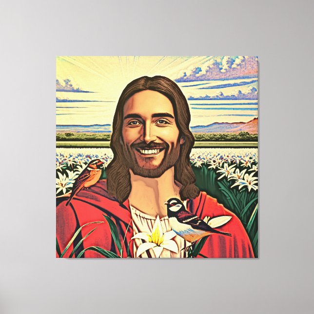 Sparrows och Lilies Canvastryck (Framsida)