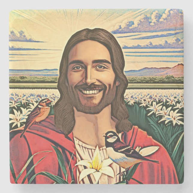 Sparrows och Lilies Stenunderlägg (Framsidan)