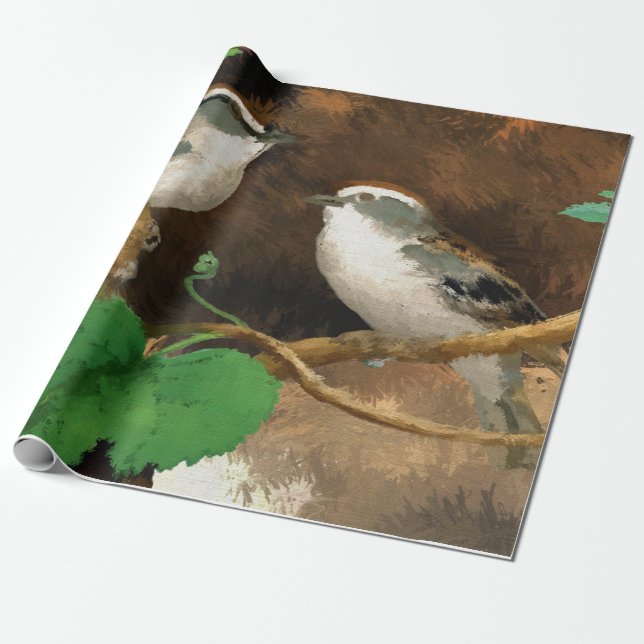 Sparrows Presentpapper (Utrullad)