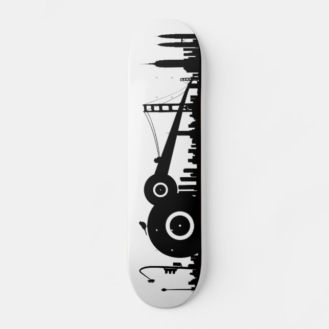 Sparrowstad Skateboard Bräda 20,5 Cm (Framsida)