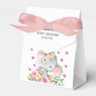 Sparsam favoritruta för elefant-babyskor presentaskar