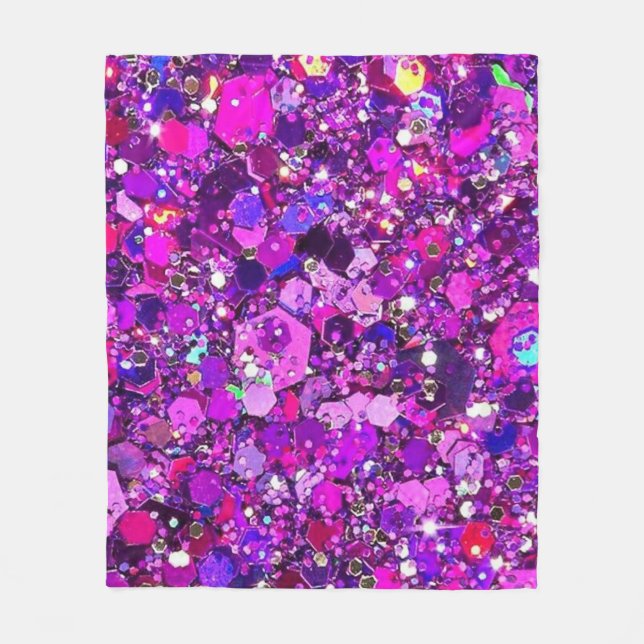 Sparsam Lila Blanket 50 tum x 60 tum Fleecefilt (Framsidan)