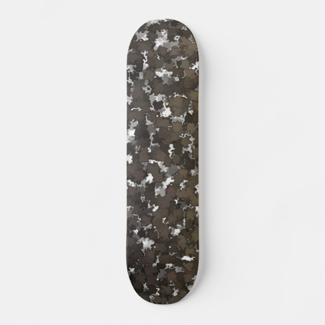 Sparse Lövs Camo Old School Skateboard Bräda 18 Cm (Framsida)
