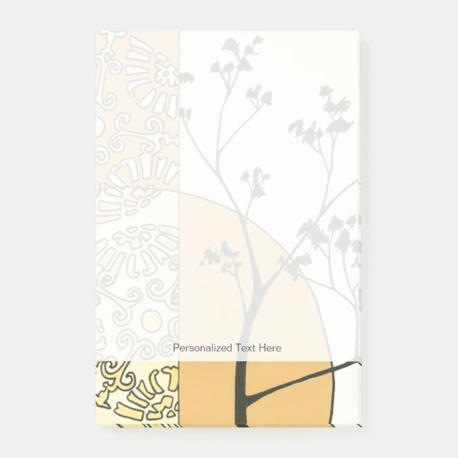 Sparse Träd Silhouette av Megan Meagher Post-it Block (Framsida)