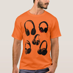 SpArt för hörlurssilhuettes T Shirt