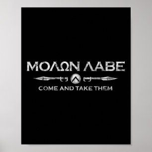Sparta Gym and Fitness - Molon Labe Poster