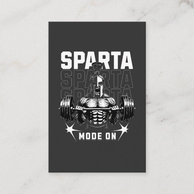 Sparta  visitkort (Framsida)