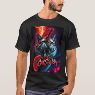 Spartan Cat T Shirt