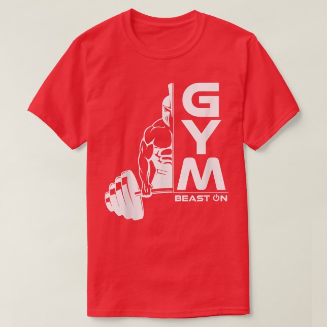 Spartan gladiator-dödliftens fitness gym motivatio t shirt (Design framsida)