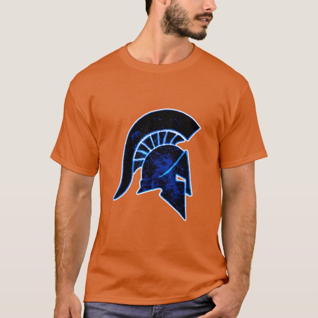 Spartan Helmet 2 T Shirt (Framsida)