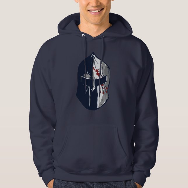Spartan Helmet Hoodie (Framsida)