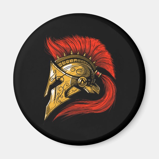 Spartan Helmet Magnet (Framsidan)