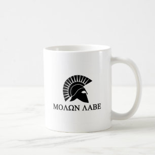 Spartan Helmet Molon Labe Kaffemugg