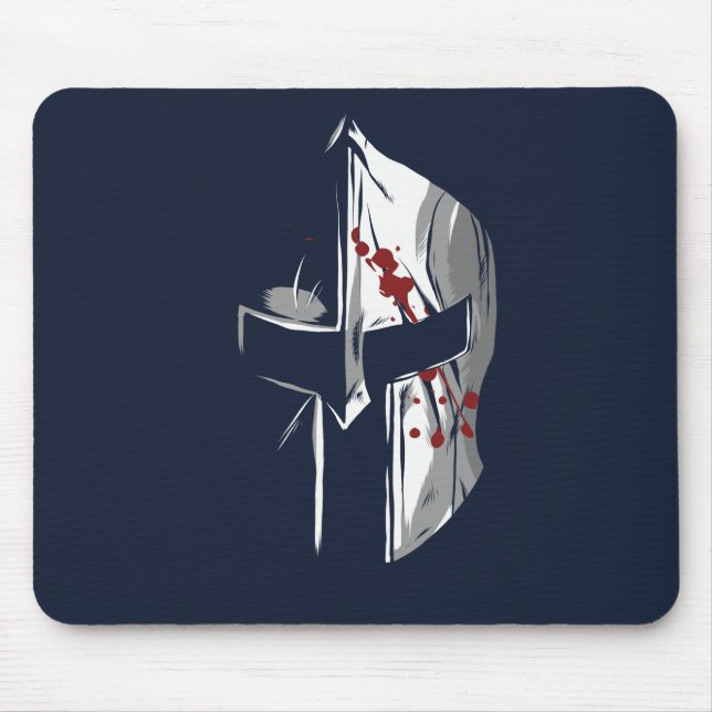 Spartan Helmet Mouse Pad Musmatta (Framsidan)