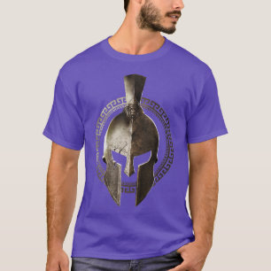 Spartan Helmet Warrior Gladiator Workout Sparta Gr T Shirt