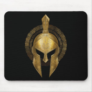 Spartan Helmet Warrior Guld Gladiator Sparta greki Musmatta