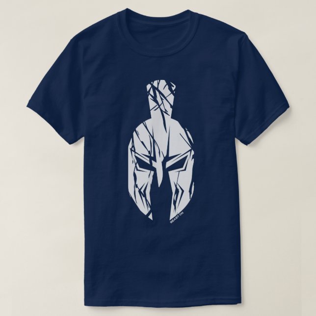Spartan HelmetBeast OnGym Motivation Fitness Sayin T Shirt (Design framsida)