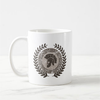 "Spartan Legacy - Ancient Warrior Emblem Design" Kaffemugg