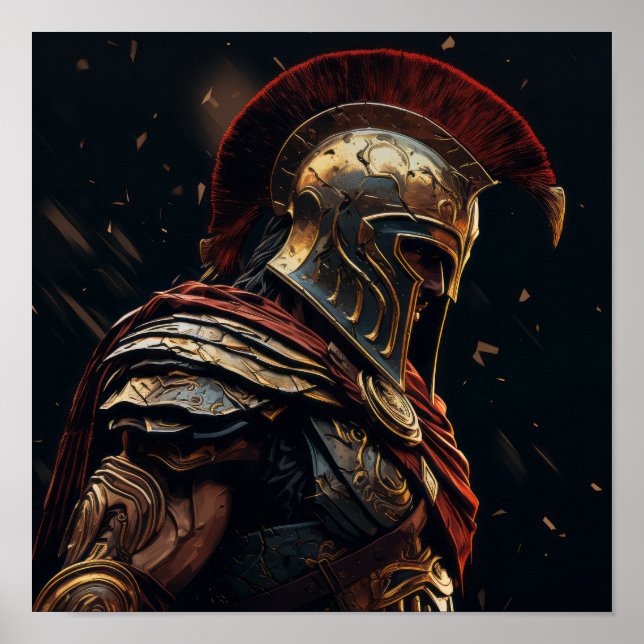 Spartan Legends: Ovimlade tenacitet i en Epic Po Poster (Framsidan)