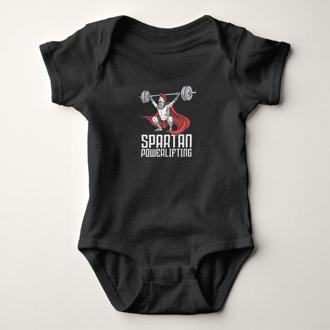 SPARTAN POWERLIFTING T SHIRT (Framsida)