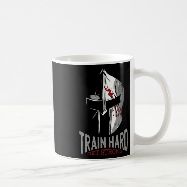 Spartan Sparta Helmet Gym Motivation Gift Kaffemugg (Höger)