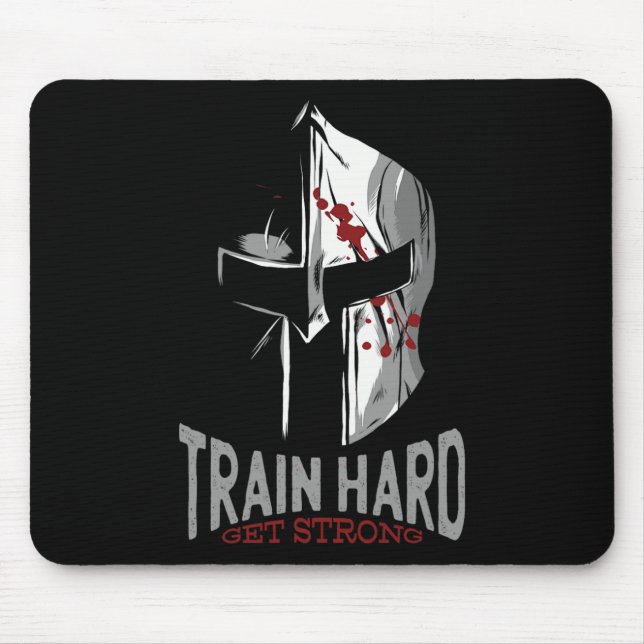 Spartan Sparta Helmet Gym Motivation Gift Musmatta (Framsidan)